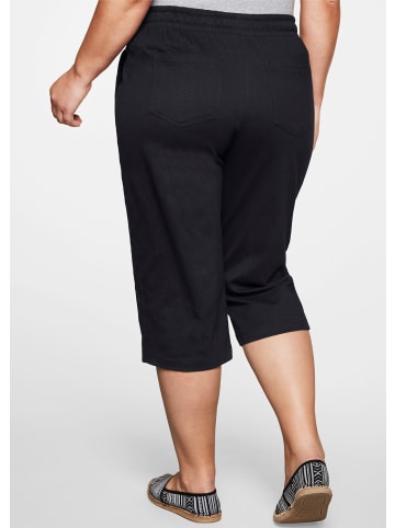 sheego 3/4-Hose in schwarz