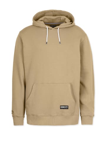 HONESTY RULES Kapuzenpullover " Basic " in beige