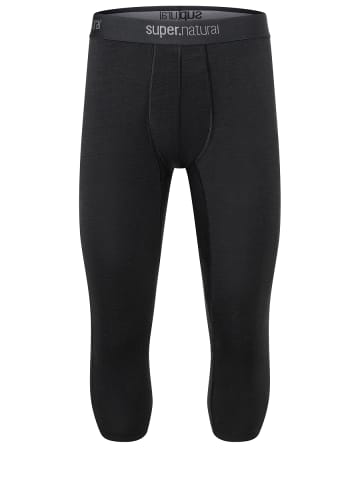 super.natural Merino Tight in schwarz