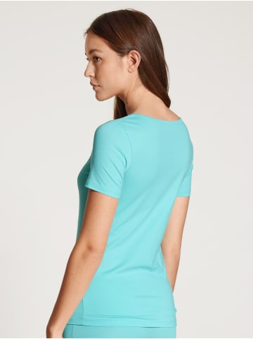 Calida T-Shirt in turquoise stone
