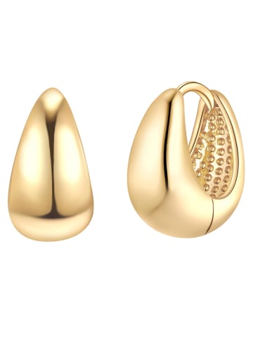 Yokoamii Creolen aus Messing in gelbgold