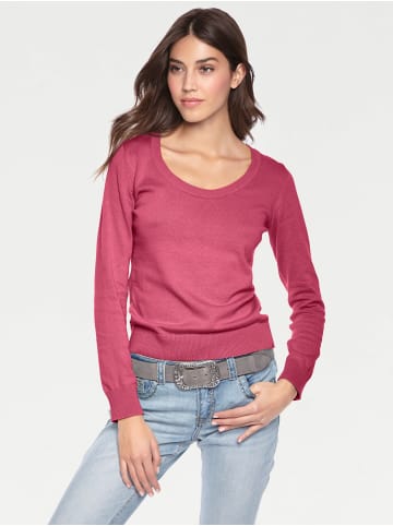 Heine Rundhalspullover in pink
