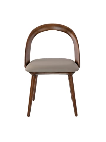 Angel Cerdá Stuhl 4063 in Walnuss/Nerz – (B)53 x (H)78 x (T)59 cm