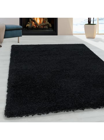 Teppich Boss Hochflor Teppich Sima in Schwarz