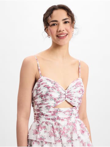 HEY KYLA Kleid in weiß altrosa - 0002