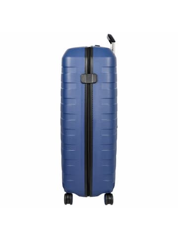 Roncato Box Sport 2.0 - 4-Rollen-Trolley L 78 cm (nero/nero) in nero/navy