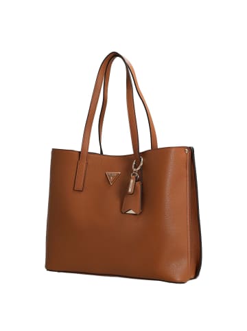 Guess Meridian II Girlfriend - Schultertasche 37 cm (black) in cognac