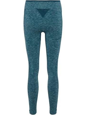 Hummel Hummel Leggings Hmlmt Una Multisport Damen in DEEP TEAL MELANGE