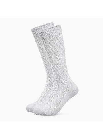 Occulto Lange Trachtensocken Bergdistel in Grau