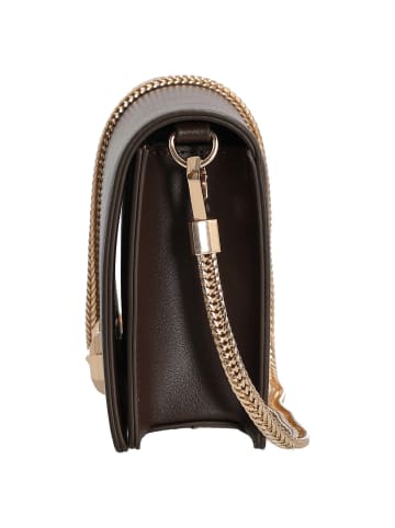 Seidenfelt Eiby - Clutch 21 cm (black) in dark chocolate