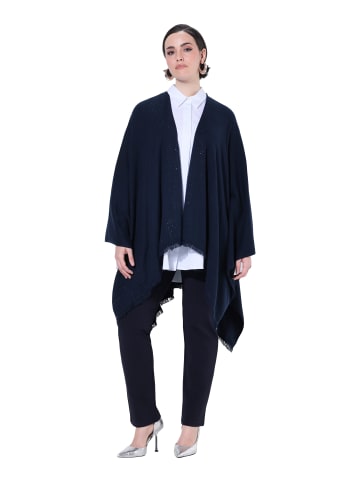 Ulla Popken Strickjacke in dunkles marine