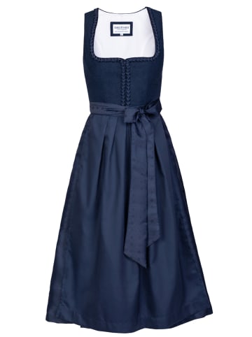 Edelnice Langes Dirndl Clarissa Dunkelblau in blau