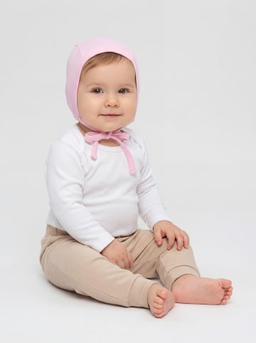 TupTam Unisex Baby Erstlingsmütze zum Binden 2er Pack in rosa