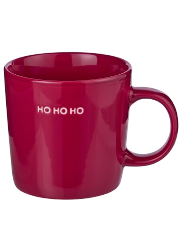 Butlers Tasse GOOD VIBES 6er-Set HoHoHo in Rot