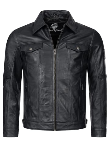 Rock Creek Lederjacke in Schwarz