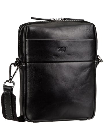 Braun Büffel Schultertasche Arezzo Umhängetasche in Schwarz