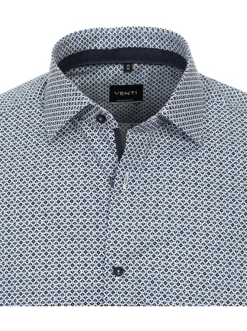 Venti Langarm Business Hemd für Herren in blau