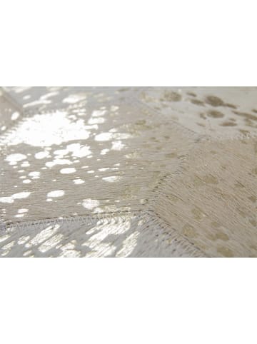 Kayoom Sitzkissen Spark Pouf 45cm x 45cm in elfenbein - gold