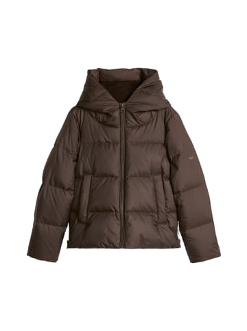 Marc O'Polo Puffer-Daunenjacke mit Kapuze regular in Burnt Coffee