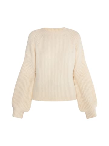 DreiMaster Damen Strickpullover in Creme