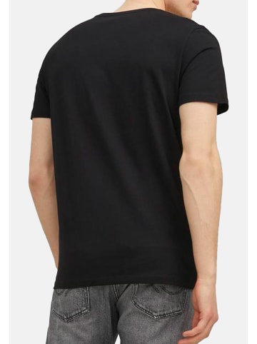 Jack & Jones T-Shirt Corp in Black / large print