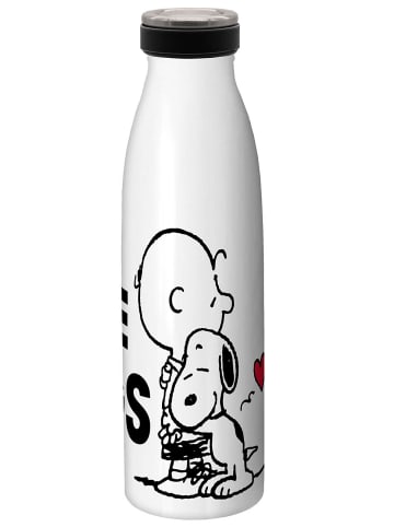 Geda Labels Isolierflasche Peanuts Free Hugs in Weiß - 500 ml