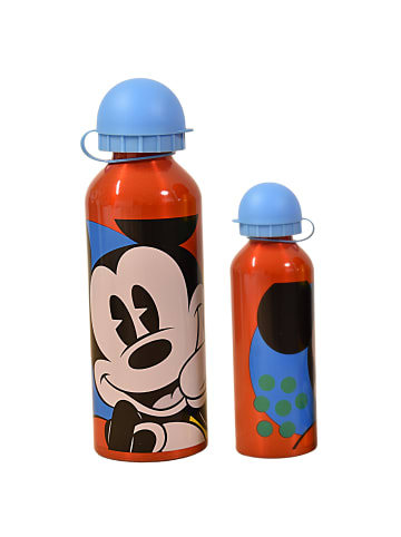 Disney Mickey Mouse Alu-Trinkflasche Mickey Mouse 500 ml  in Rot-Blau