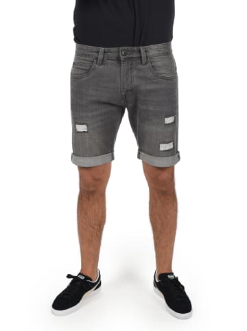 INDICODE Jeansshorts IDHallow 70201MM kurze Hose mit Destroyed-Effekten in hellgrau