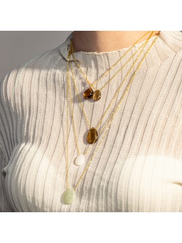 Luxenter Halskette Zoqoyi mit 18 Karat Gelbgold-ZOQOYI