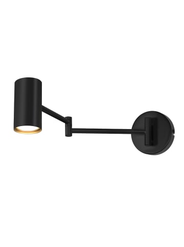ZMH Wandleuchte in schwarz GU10 schwenkbar lampe