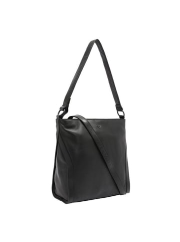 VLD VOi Leather Design 4Seasons Schultertasche Leder 30 cm in schwarz