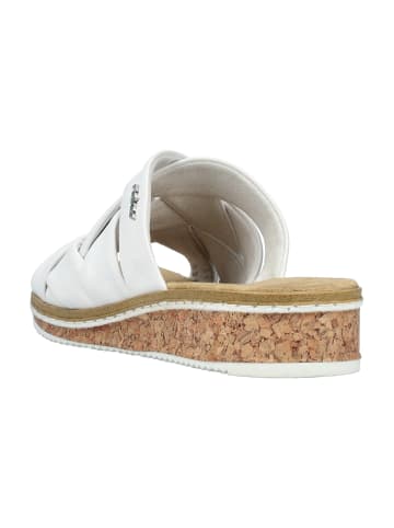 rieker Klassische Pantoletten in Weiß