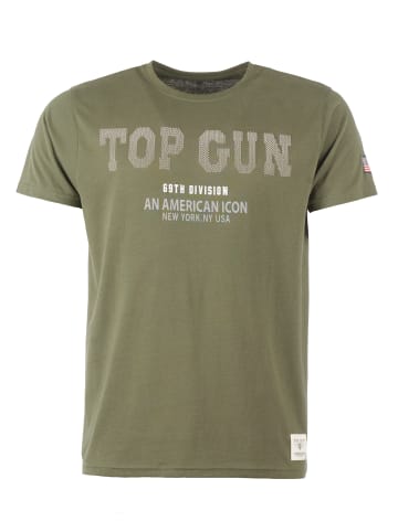 TOP GUN T-Shirt TG20213006 in oliv