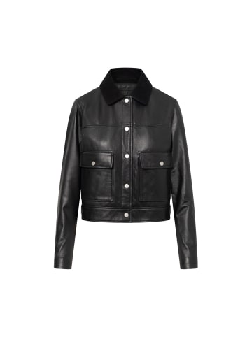 Bolongaro Trevor Lederjacke Caris Trucker in schwarz