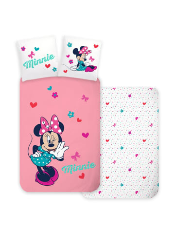 Disney Minnie Whisper Kinderbettwäsche 100×135 cm, 40×60cm