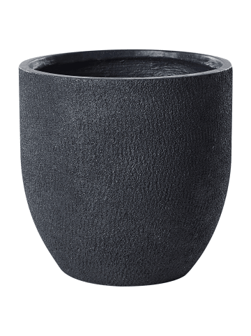 Beliani Outdoor Blumentopf KANNIA in Grau - (W) 46 x (H) 46 x (L) 46 cm