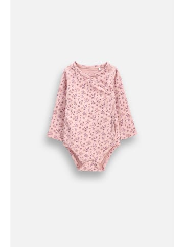 Coccodrillo Wickelbody mit langen Ärmeln in gedämpftes Rosa