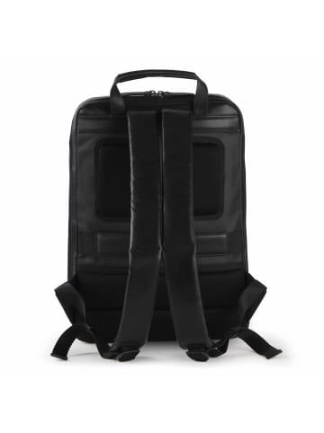 Jost Aarhus Rucksack Leder 42 cm Laptopfach in schwarz