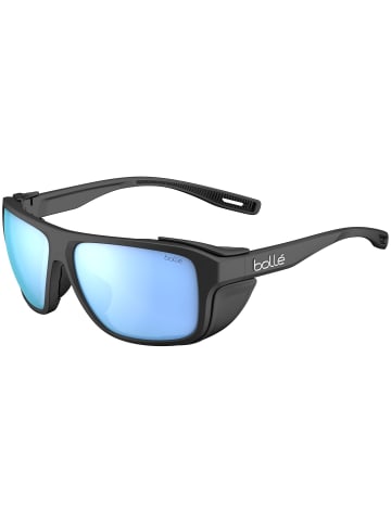 Bollé Sportbrille PATHFINDER in black matte - sky blue polarized