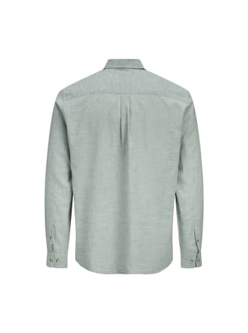 Jack & Jones Langarmhemd in Granite Green
