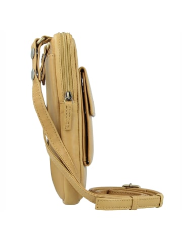 Greenland Nature Nature Soft Handytasche Leder 11 cm safran