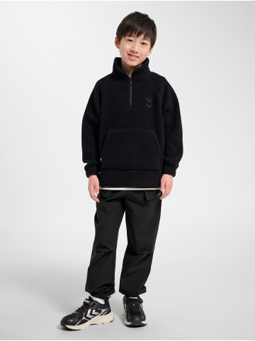 Hummel Halbreißverschluss Sweatshirt Hmljr Martini Kinder in BLACK BEAUTY