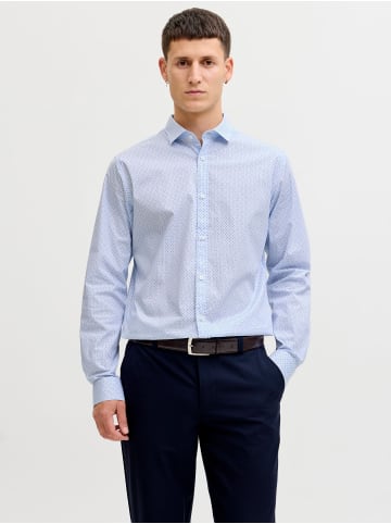 Jack & Jones Popelin Hemd in Chambray Blue