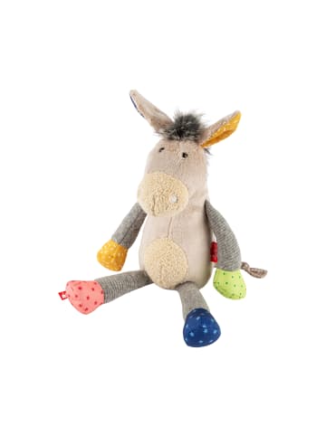 Sigikid Kuscheltier Esel Patchwork Sweety grau in beige/mehrfarbig