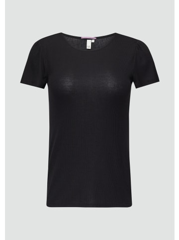 QS T-Shirt in 9999_schwarz