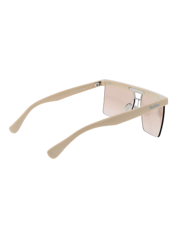 Max Mara Frauen Sonnenbrille Rechtwinklig Beige