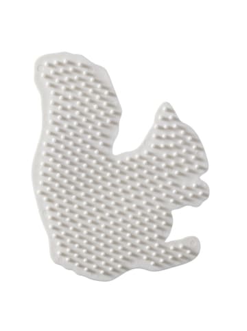 Nabbi BioBeads Stiftplatte eichhörnchen, 12 x 9 cm, weiß - ab 5 Jahren