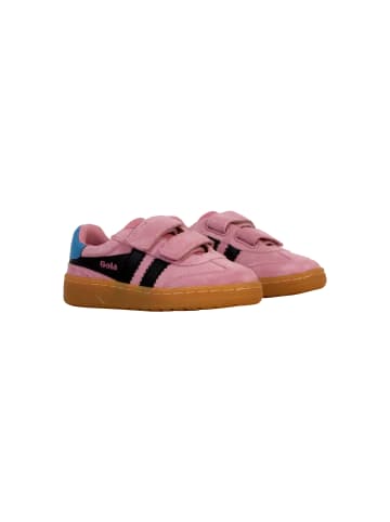 Gola Viper Strap Kinder-Sneaker aus Leder Rose