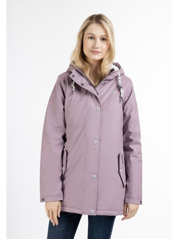 Schmuddelwedda Wattierte Regenjacke in ROSÉLAVENDEL