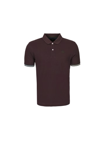 La Martina Poloshirt MBP011 in bordeaux